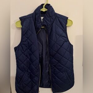 Old Navy Women's Dark Blue Quilted Vest